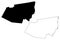 Greene County, New York State U.S. county, United States of America, USA, U.S., US map vector illustration, scribble sketch
