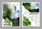 Greenery Brochure Layout design template.