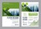 Greenery Brochure Layout design template. Annual Report Flyer Leaflet cover Presentation