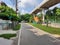 Greenery, Metro Track Bridge, road, electric pole,wire mesh