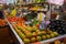 Greengrocer in Central Market, Valencia; Spain