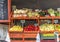 Greengrocery - plenty of fruit vegetables in the market