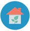 Greenhouse Color Vector icon which can be easily modified or edit