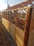 Greenhouse custom wood frame lumber