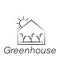 Greenhouse hand draw icon. Element of farming illustration icons. Signs and symbols can be used for web, logo, mobile app, UI, UX