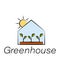 greenhouse hand draw icon. Element of farming illustration icons. Signs and symbols can be used for web, logo, mobile app, UI, UX