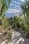 A greenhouse with various cactuses inside of David Welch Winter