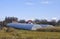 Greenhouses in Ukrainian farm