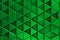 Greenish background with metalic triangles and shadows