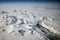 Greenland white glacier aerial landscape mountains 3