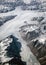 Greenland white glacier aerial landscape mountains 5