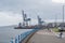 Greenock Esplanade looking East To Greenock Docks.