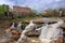 Greenville SC Reedy River Waterfalls Spring