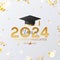 Greeting card for graduation class 2024