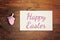 Greeting card happy easter