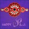 Greeting card for indian festive sisters and