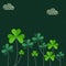 Greeting card for St. Patrick\'s Day celebration.