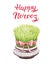 Greeting Card template Happy Norooz Persian New Year