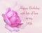 Greeting cards with rose and best wishes