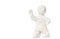 Greeting cards white clay man