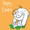 Greeting Easter Card