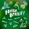 Greetings Brazil card