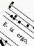 Gregorian chant score Salve Regina, closeup