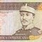 Gregorio Luperon portrait depicted on old twenty peso note Dominican republic money