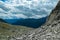 Greilkopf - Rough alpine terrain with panoramic view of majestic mountain peak ridges in High Tauern National Park, Carinthia