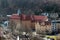 Greiz, Germany - March 21, 2023: Townscape of Greiz, a town in the state of Thuringia, on the river White Elster in Eastern