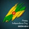 Grenada Independence Day Patriotic Design.