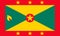 Grenada national flag. Vector illustration. St.George