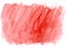 Grenadine red watercolor brush strokes as background