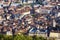 Grenoble - aerial panorama of the city