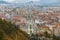 Grenoble. Aerial view of the city.