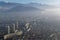 Grenoble city center from the Bastille hill