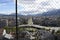 Grenoble city overview panorama