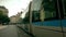 GRENOBLE, FRANCE - JUNE 27, 2023. Long TAG urban tram in city centre