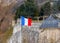 Grenoble. National French flag.