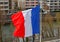 Grenoble. National French flag.