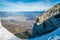 Grenoble view from Vercors mountains