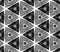 Grey black and white retro seamless pattern. Hand