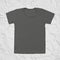 Grey blank t-shirt on dark stone background