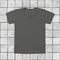 Grey blank t-shirt on tile background