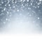 Grey blurred abstract winter background with snow.