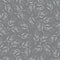 Grey branches, abstraction, grey background. Seamless pattern.
