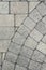 Grey brick paving background pattern