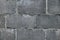 Grey brick solid wall
