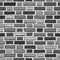 Grey brick wall tile, seamless pattern with bricks