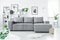 Grey corner sofa